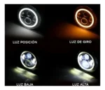 FARO LED 7 PULGADAS (18 CM DE DIÁMETRO) CLÁSICO - Imagen 2