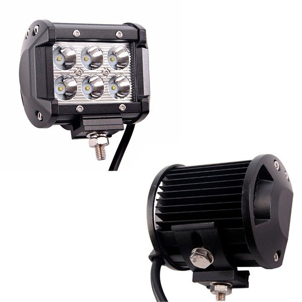 FARO 30 W CUADRADO 6 LED