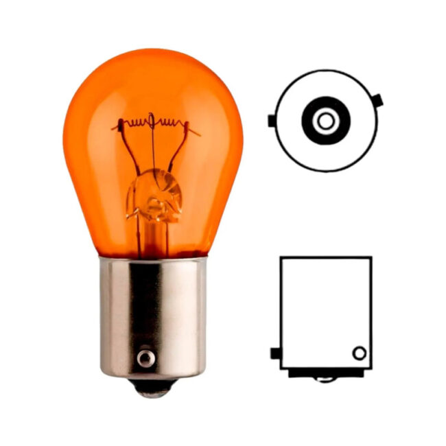 12491 (PATA DESPLAZADA) ÁMBAR 12V