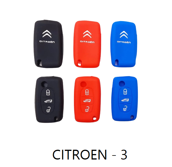 Funda de Silicona Cubrellave Citroen 3