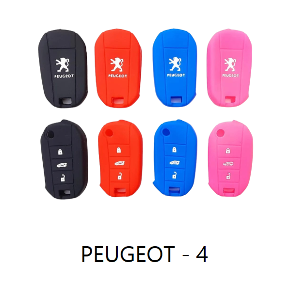 Funda de Silicona Cubrellave Peugeot 4
