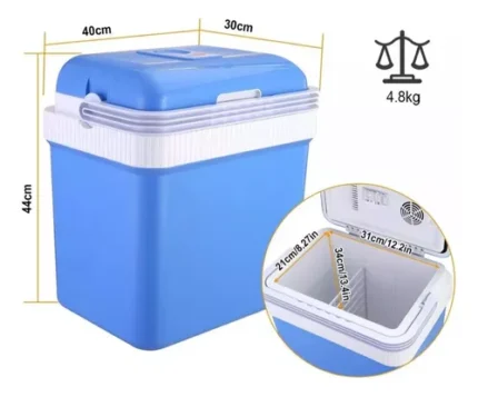 HELADERA 24 LITROS ELÉCTRICA 12V FRÍO_ CALOR