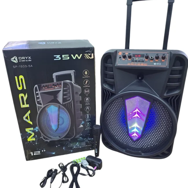 PARLANTE PORTÁTIL CARRITO ORYX MARS