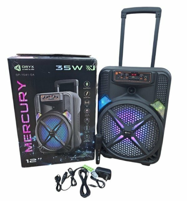 PARLANTE PORTÁTIL CARRITO ORYX MERCURY