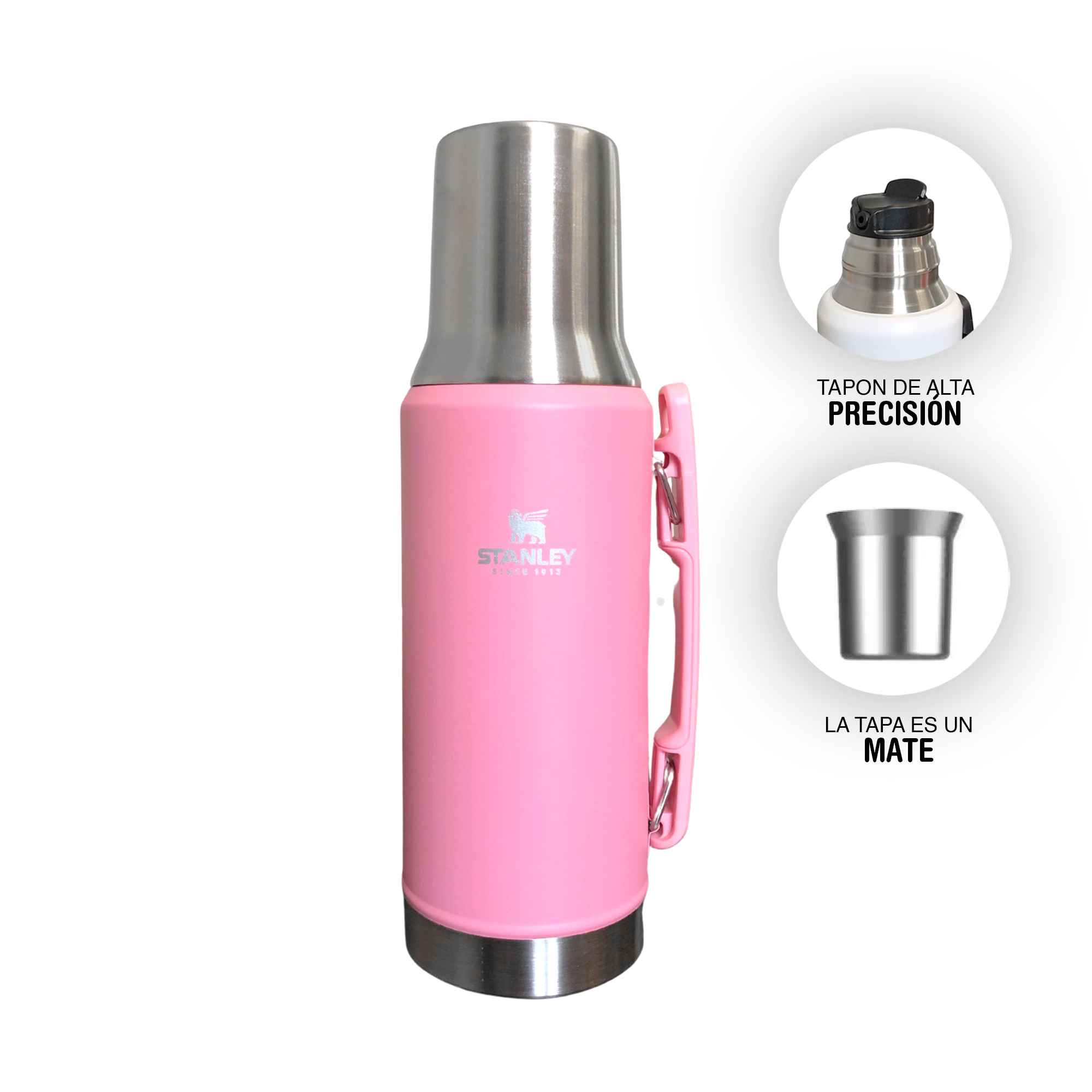 TERMO 1 LITRO STANLEY PICO CEBADOR TERMO 1 LITRO STANLEY PICO CEBADOR - Imagen 1