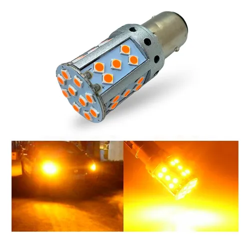 2 POLOS 35 LED ÁMBAR