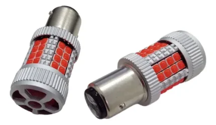 2 POLOS 40 LED ROJA CANBUS POR PAR POTENCIADA