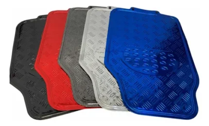 ALFOMBRA 4 PIEZAS METALIZADA