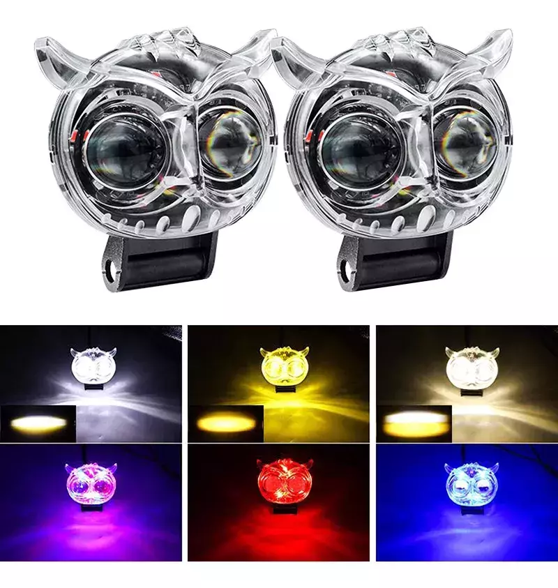 FARO BÚHO MOTO MULTICOLOR FARO BÚHO MOTO MULTICOLOR