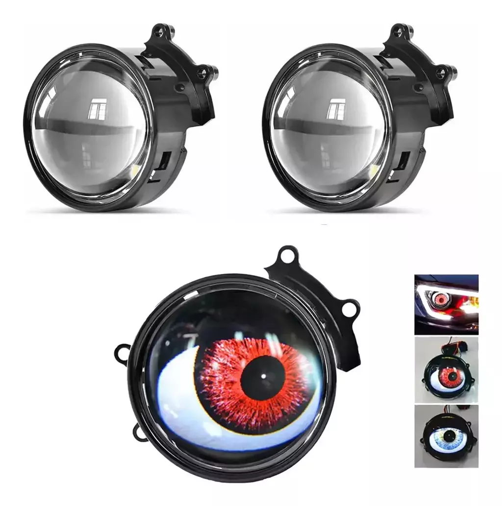 FARO OJOS HUMANOS, PROGRAMABLE REDONDO CON LUPA FARO OJOS HUMANOS, PROGRAMABLE REDONDO CON LUPA