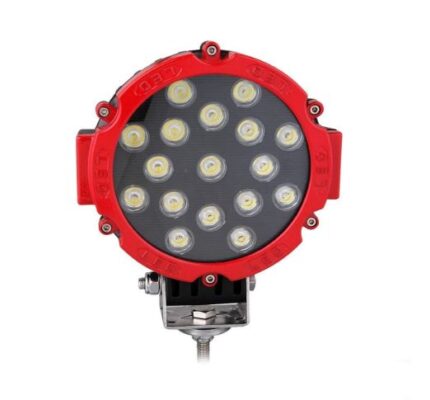 FARO REDONDO 51W ROJO