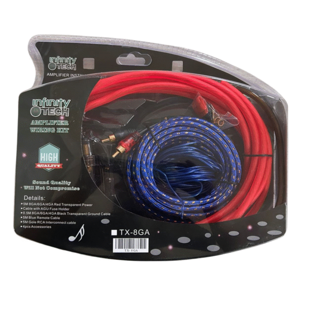KIT CABLES AUDIO 8 GAUGE INFINITY
