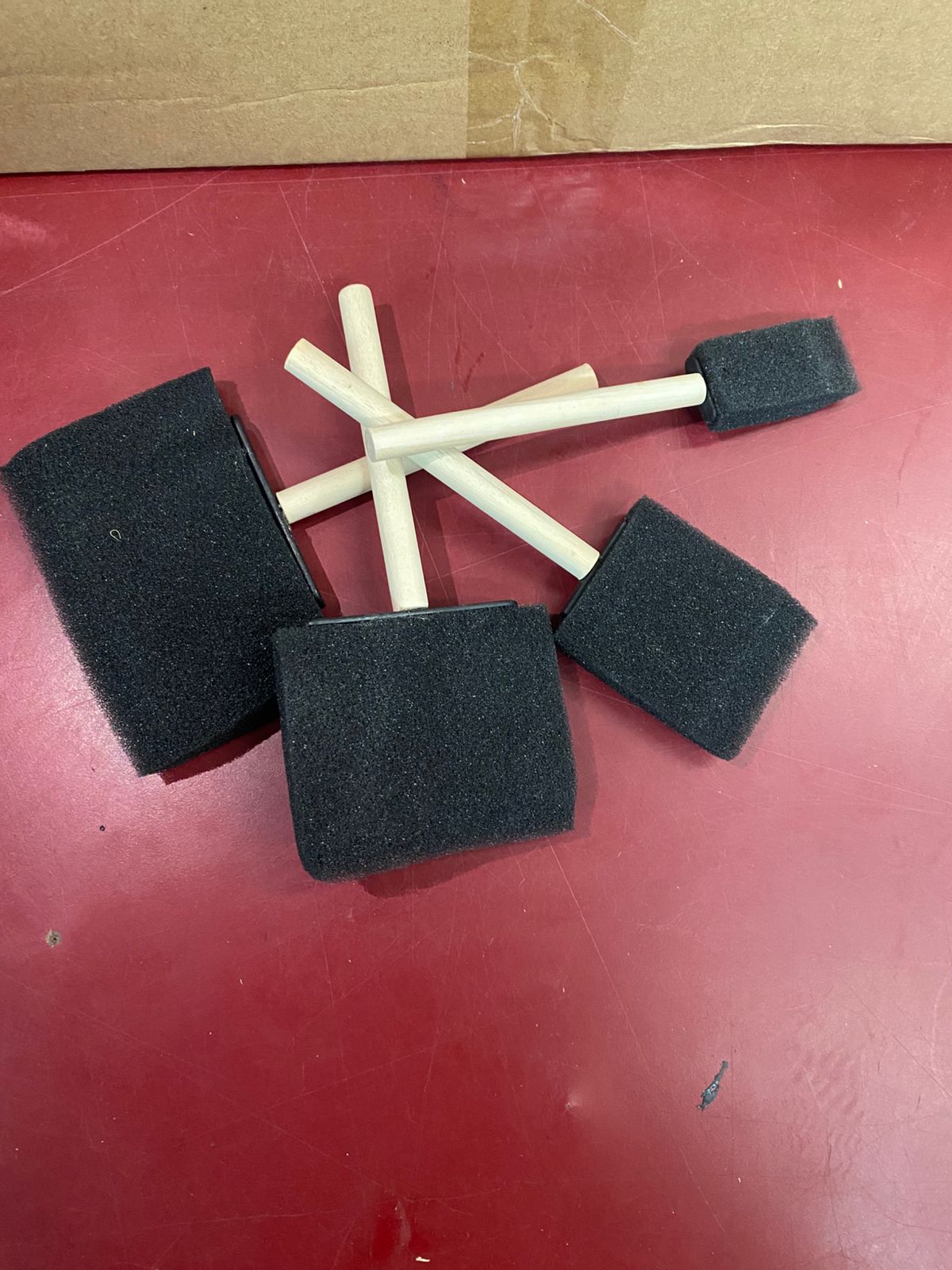 SET X4 PINCELES DE GOMA ESPUMA SET DE 4 PINCELES DE GOMA ESPUMA