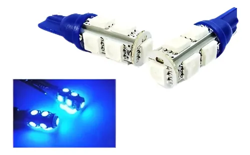 T10 9 LED SMD AZUL
