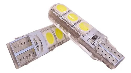 T10 SILICONADA LARGA BLANCA