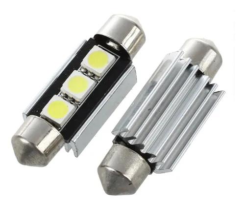 TUBULAR 39MM 3 LED SMD 5050 CANBUS